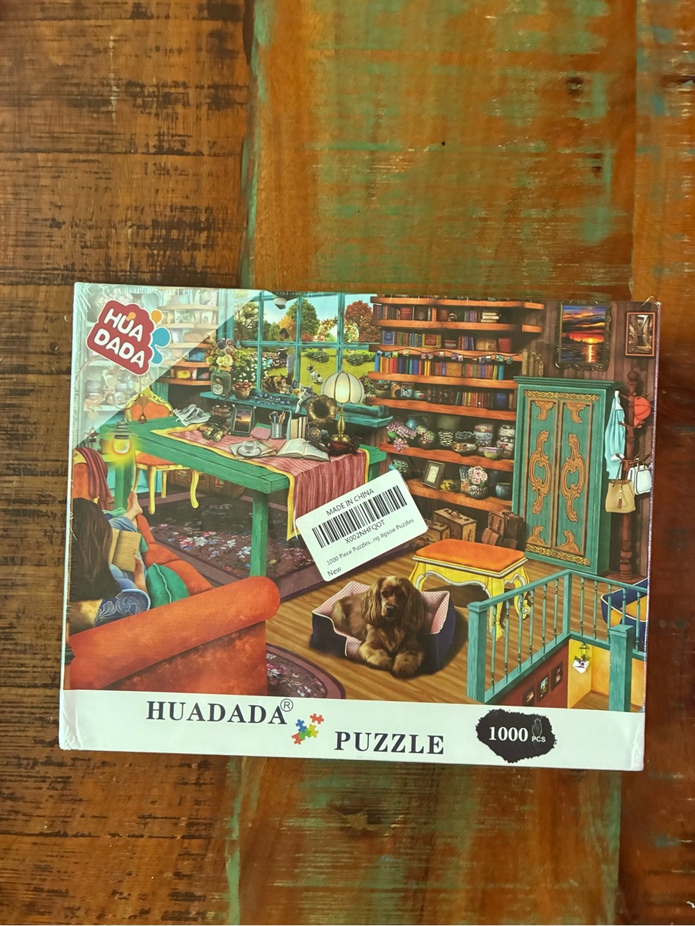 Huadada "Window Cat" 1000 Pc Jigsaw PUZZLE H 50cm x W 70cm BRAND NEW SEALED